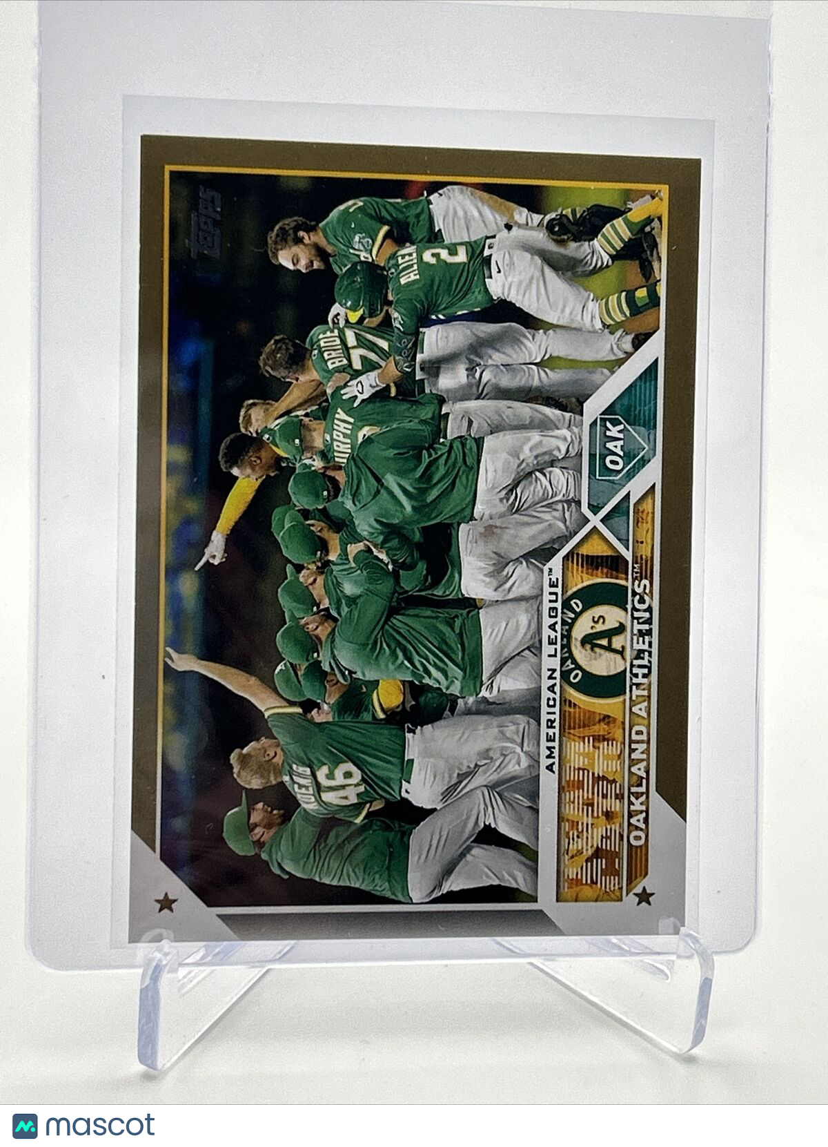 2023 Topps GOLD Oakland Athletics Baseball Card #577 /2023 FREE SHIPPING