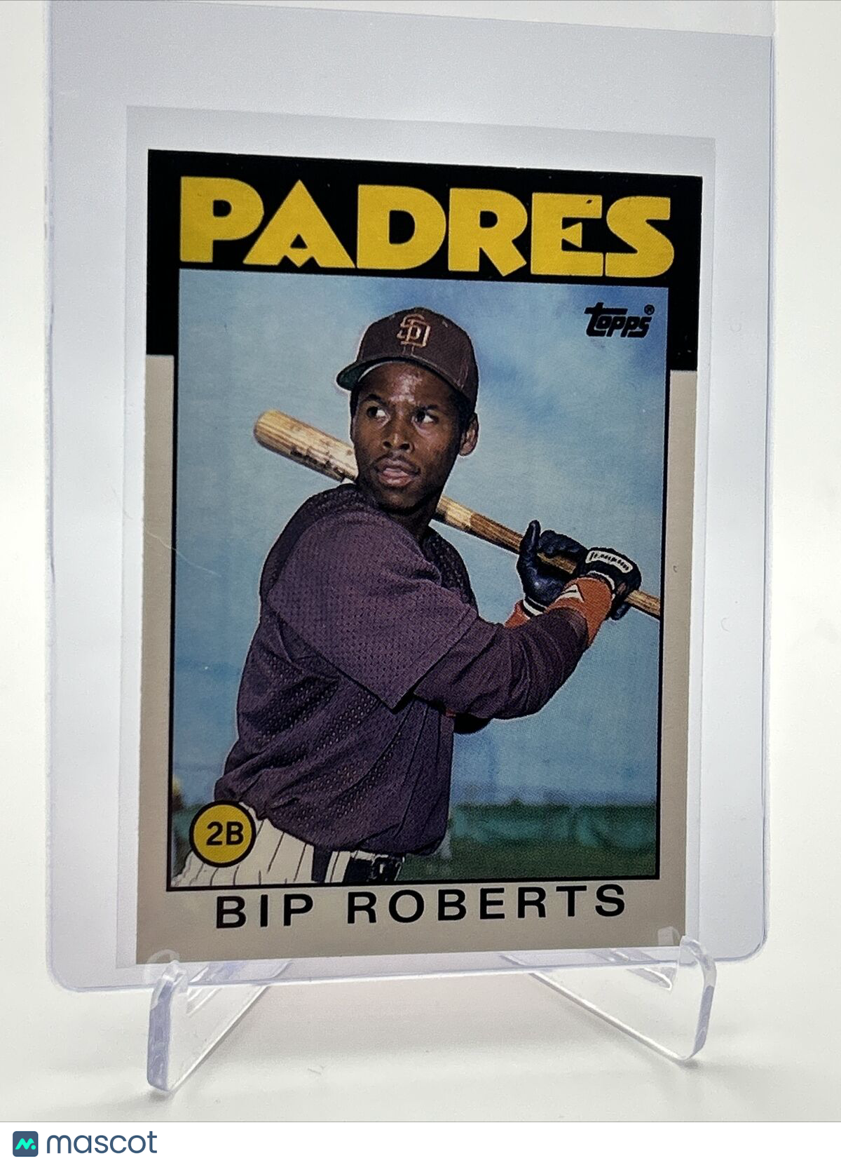 1986 Topps Traded Bip Roberts Rookie Baseball Card #91T NM-MT FREE SHIPPING