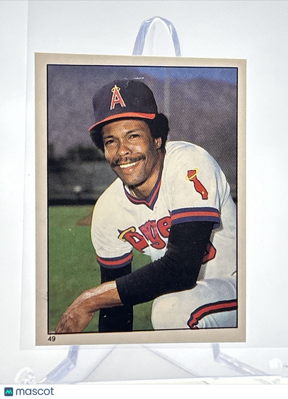 1981 Topps Stickers Rod Carew Baseball Card #49 NM-Mint FREE SHIPPING
