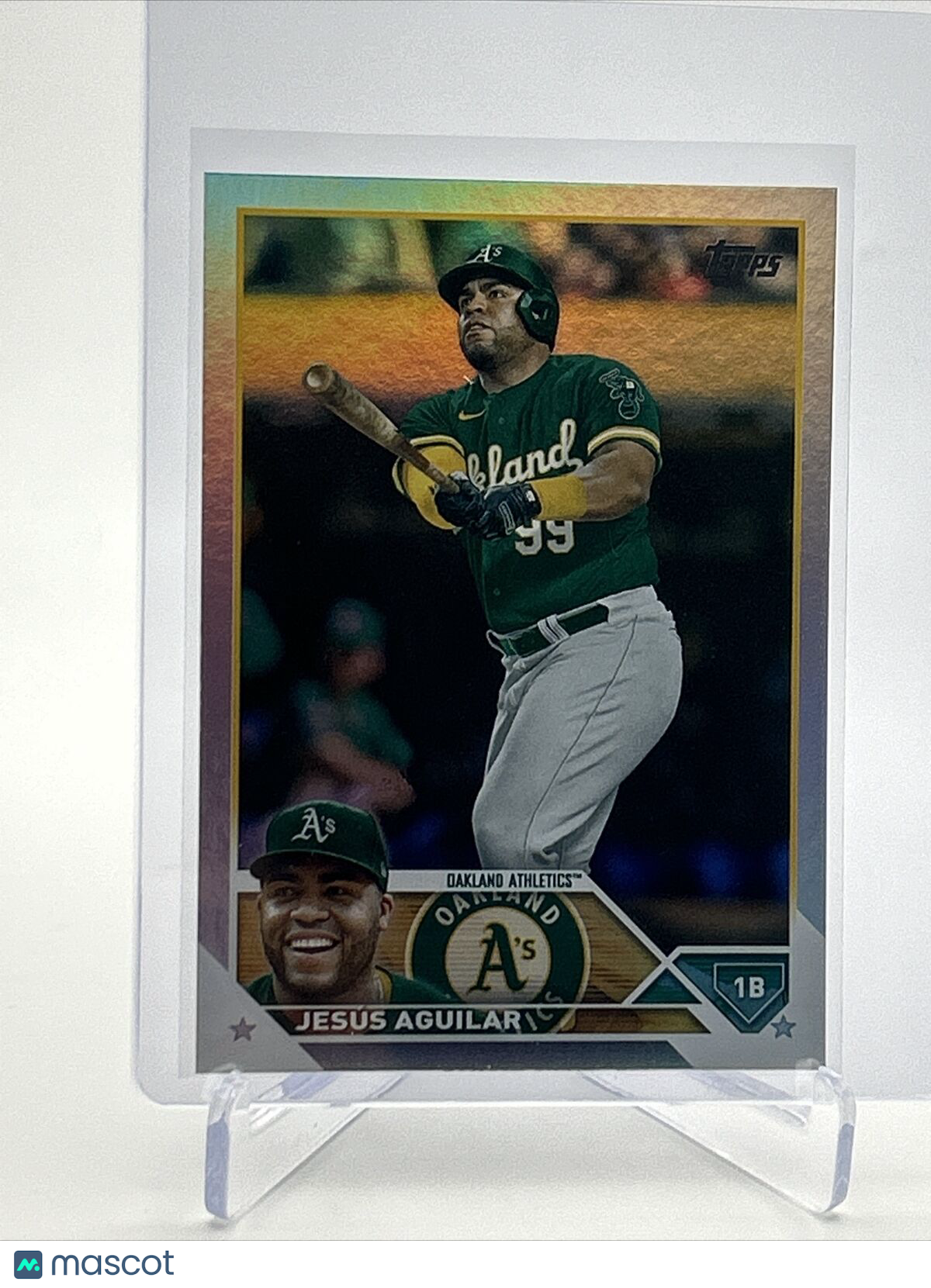 2023 Topps RAINBOW FOIL Jesús Aguilar Baseball Card #554 FREE SHIPPING