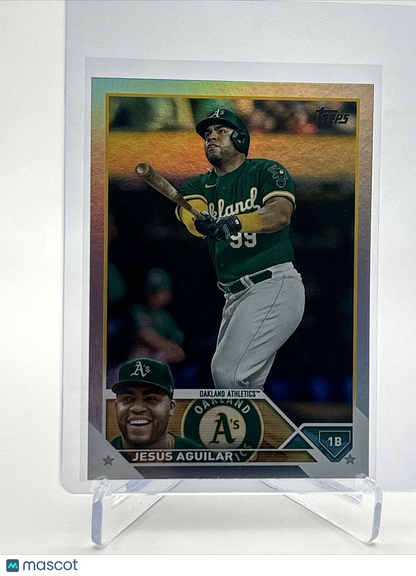 2023 Topps RAINBOW FOIL Jesús Aguilar Baseball Card #554 FREE SHIPPING