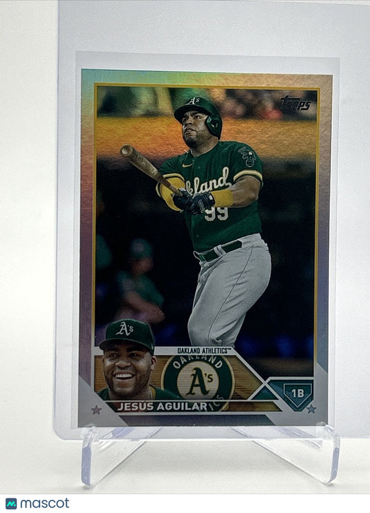 2023 Topps RAINBOW FOIL Jesús Aguilar Baseball Card #554 FREE SHIPPING