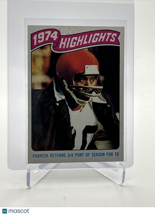 1975 Topps Lemar Parrish Football Card #457 EX-MT Quality FREE SHIPPING