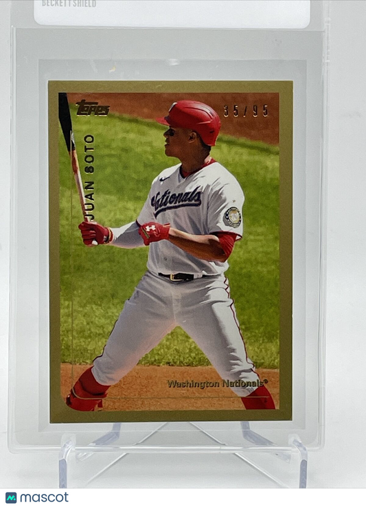 2021 Topps Transcendent Juan Soto Baseball Card #1999-JS 35/95 1999 Topps