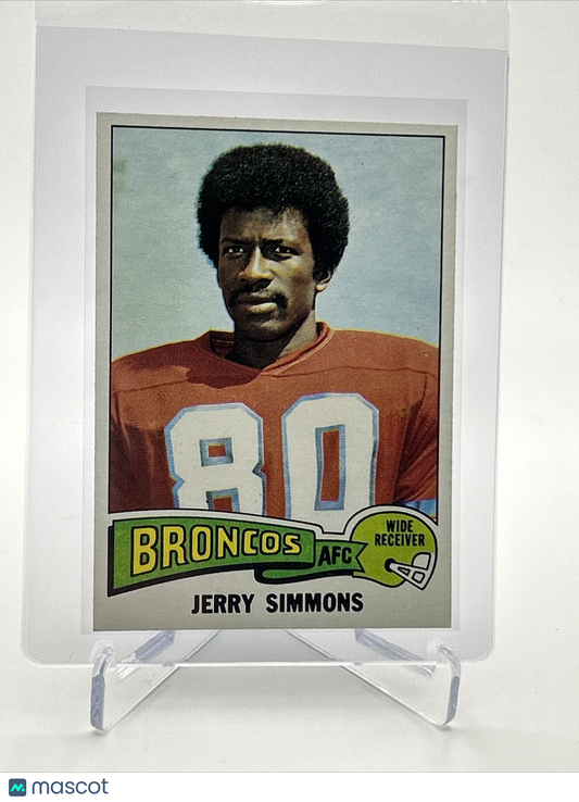1975 Topps Jerry Simmons Football Card #432 NM Quality FREE SHIPPING