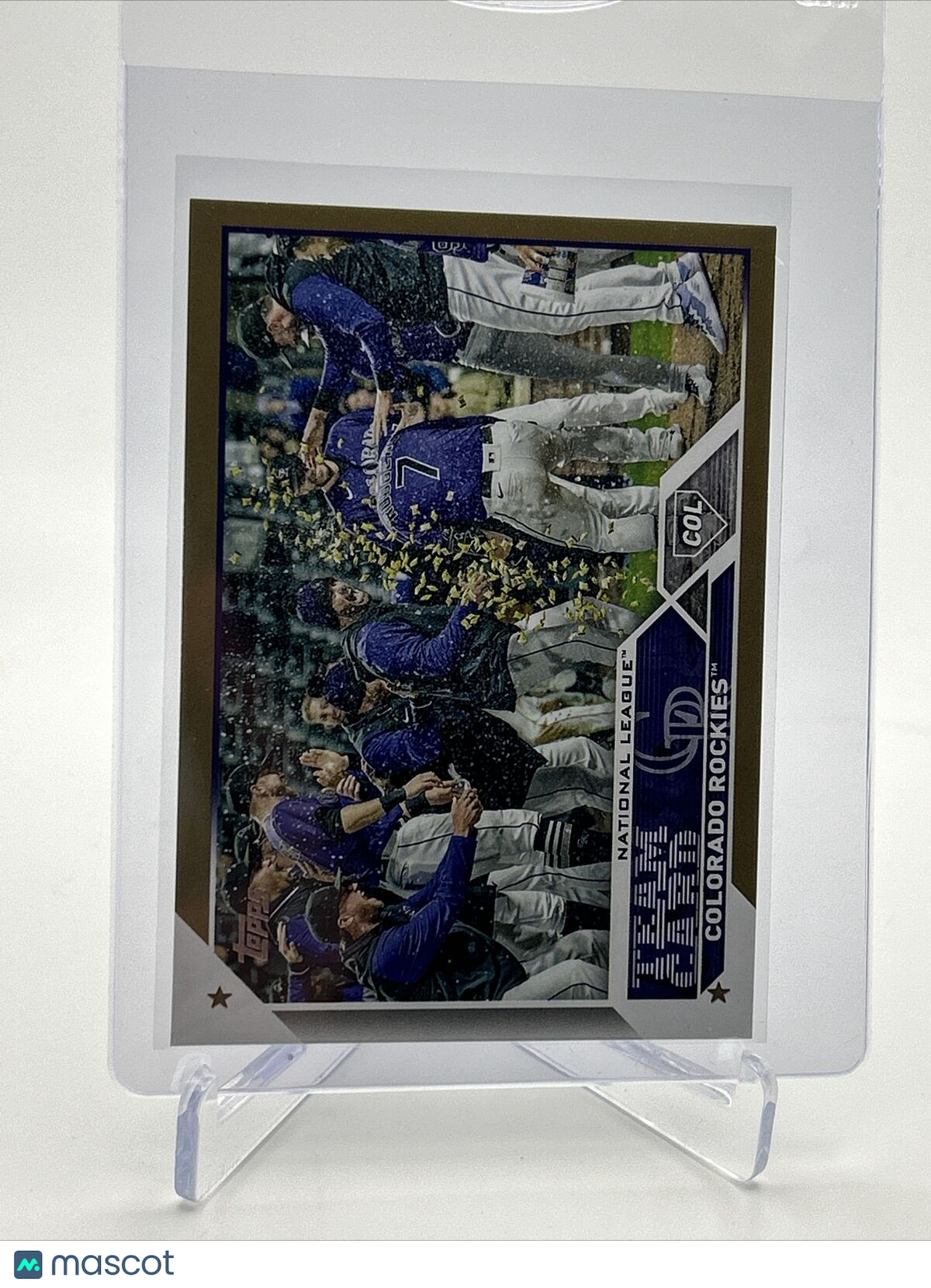 2023 Topps GOLD Colorado Rockies Baseball Card #445 /2023 FREE SHIPPING