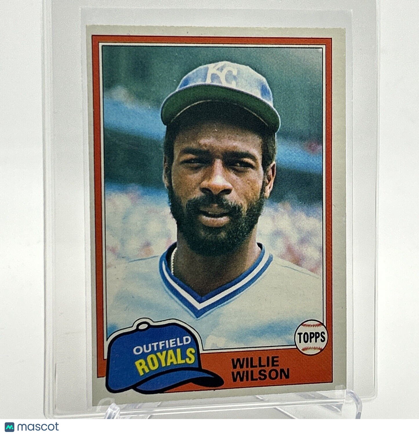 1981 Topps Willie Wilson Baseball Card #360 NM-Mint FREE SHIPPING