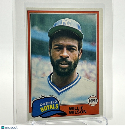 1981 Topps Willie Wilson Baseball Card #360 NM-Mint FREE SHIPPING