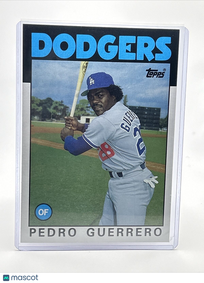 1986 Topps Super Pedro Guerrero Baseball Card #27 NM-Mint FREE SHIPPING