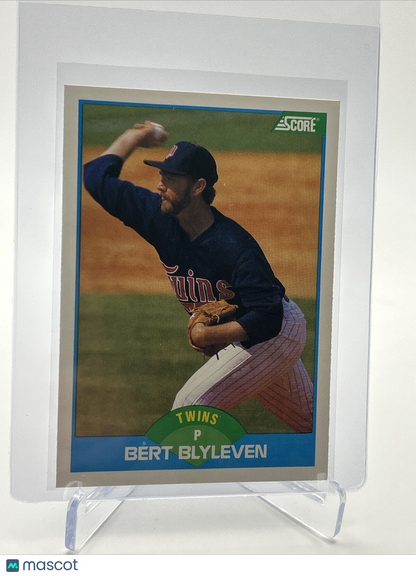 1989 Score Bert Blyleven Baseball Card #215 Mint FREE SHIPPING