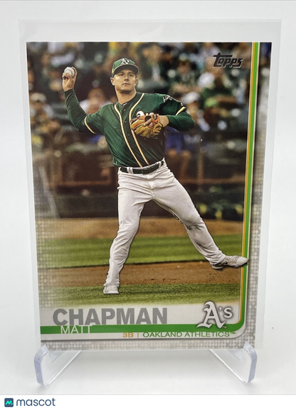 2019 Topps Matt Chapman Baseball Card #166 Mint FREE SHIPPING