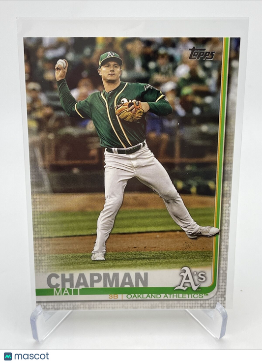 2019 Topps Matt Chapman Baseball Card #166 Mint FREE SHIPPING