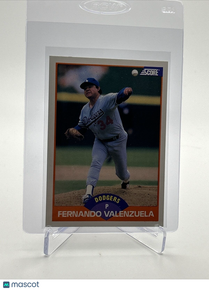 1989 Score Fernando Valenzuela Baseball Card #437 Mint FREE SHIPPING