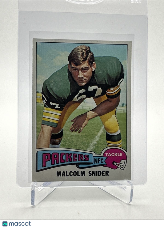 1975 Topps Malcolm Snider Football Card #503 NM Quality FREE SHIPPING