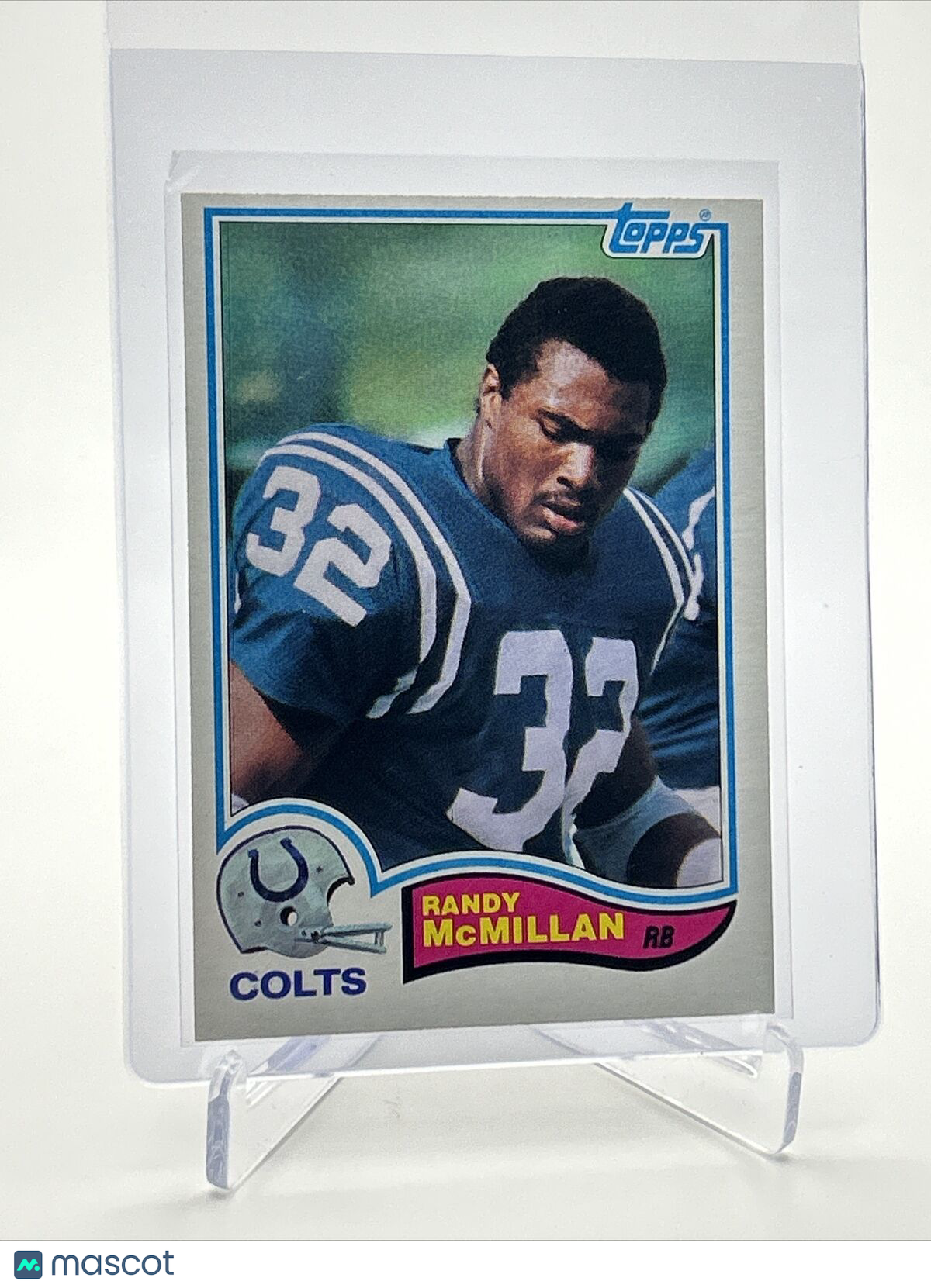 1982 Topps Randy McMillan Rookie Football Card #19 NM-MT FREE SHIPPING