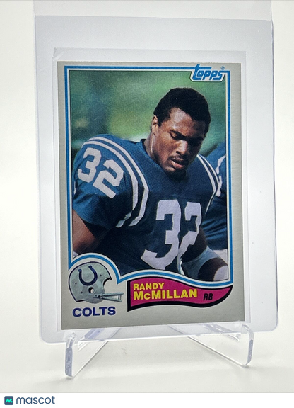 1982 Topps Randy McMillan Rookie Football Card #19 NM-MT FREE SHIPPING