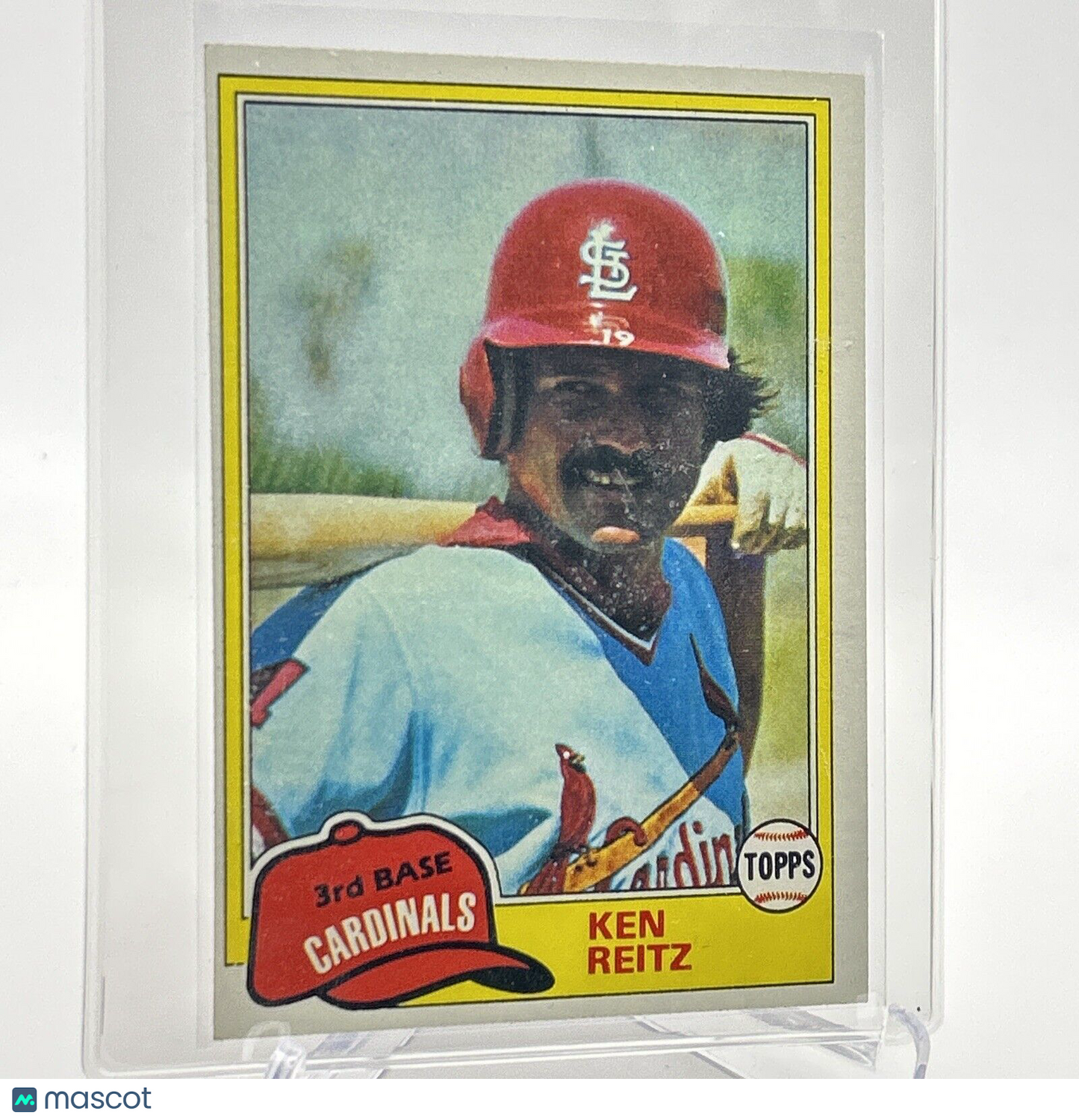 1981 Topps Ken Reitz Baseball Card #441 NM-Mint FREE SHIPPING