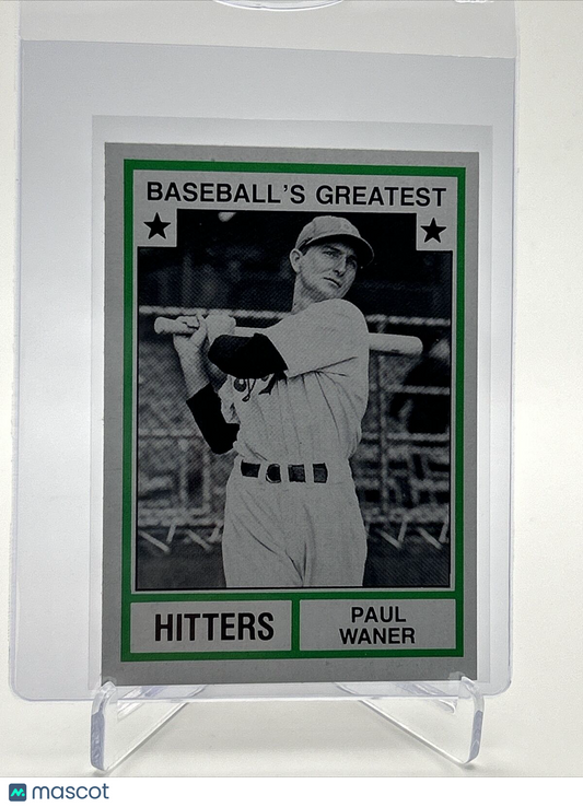 1982 TCMA Greatest Hitters Paul Waner Baseball Card #28 Mint FREE SHIPPING