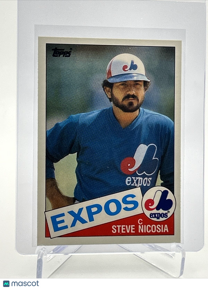 1985 Topps Traded Steve Nicosia Baseball Card #87T NM-MT FREE SHIPPING