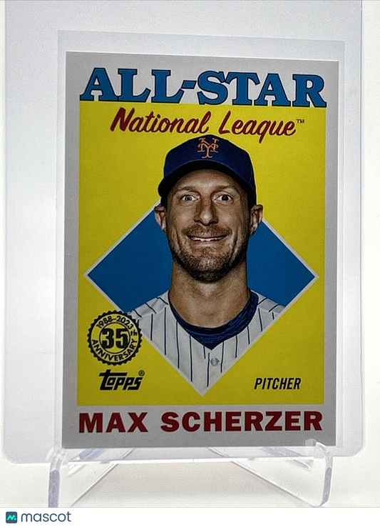 2023 Topps 1988 Topps All-Star 35th Max Scherzer Card #88AS-26 FREE SHIPPING