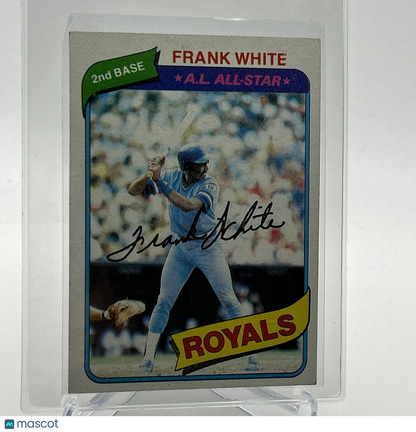 1980 Topps Frank White Baseball Card #45 NM-Mint FREE SHIPPING