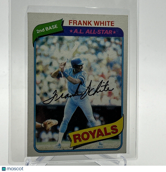1980 Topps Frank White Baseball Card #45 NM-Mint FREE SHIPPING
