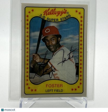 1981 Kellogg's George Foster Baseball Card #1 NM-Mint FREE SHIPPING