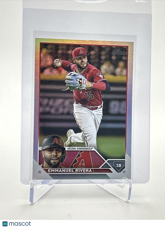 2023 Topps RAINBOW FOIL Emmanuel Rivera Baseball Card #431 FREE SHIPPING