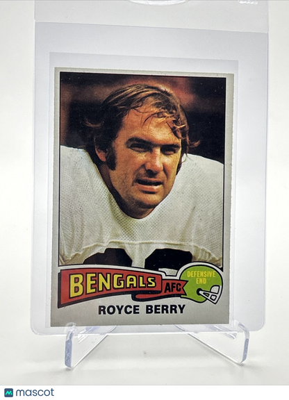 1975 Topps Royce Berry Football Card #334 NM Quality FREE SHIPPING