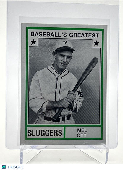 1982 TCMA Greatest Sluggers Mel Ott Baseball Card #32 Mint FREE SHIPPING