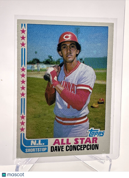1982 Topps Dave Concepcion Baseball Card #340 NM-Mint FREE SHIPPING
