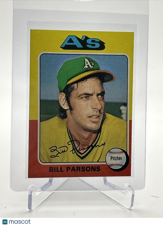 1975 Topps Bill Parsons Baseball Card #613 NM Quality FREE SHIPPING