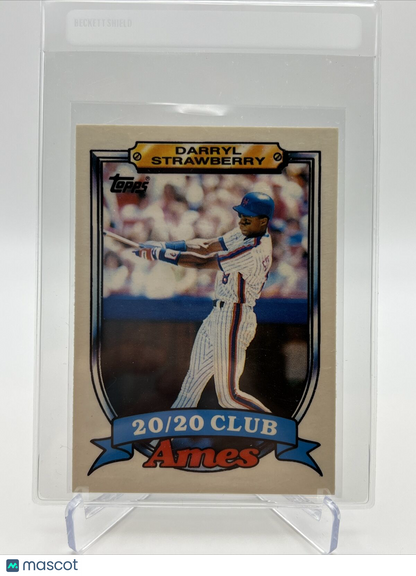 1989 Topps Ames 20/20 Club Darryl Strawberry Card #28 Mint FREE SHIPPING