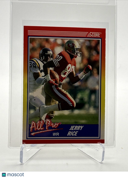 1990 Score Jerry Rice Football Card #590 NM-MT FREE SHIPPING