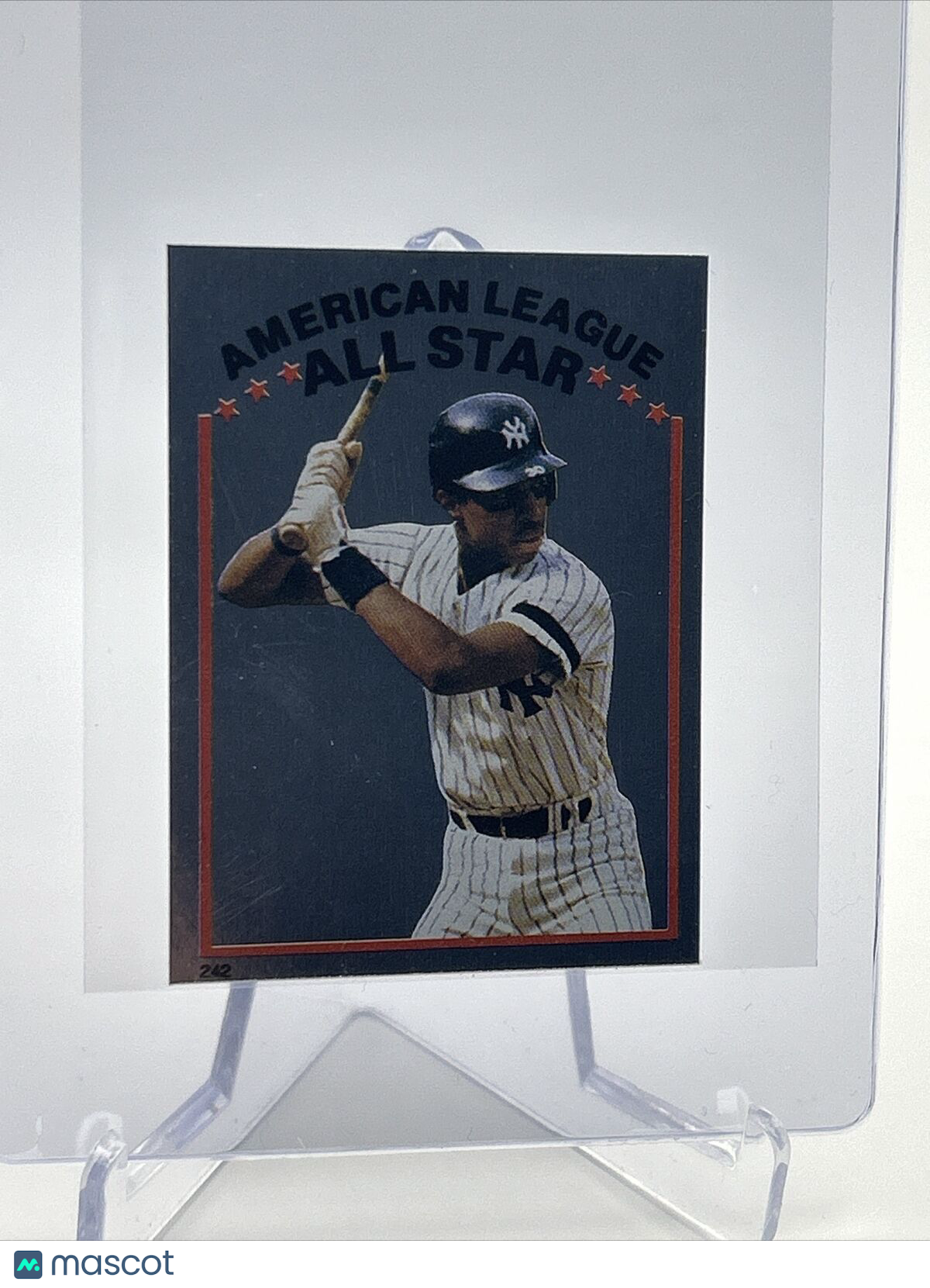1981 Topps Stickers Willie Randolph FOIL Card #242 NM-Mint FREE SHIPPING