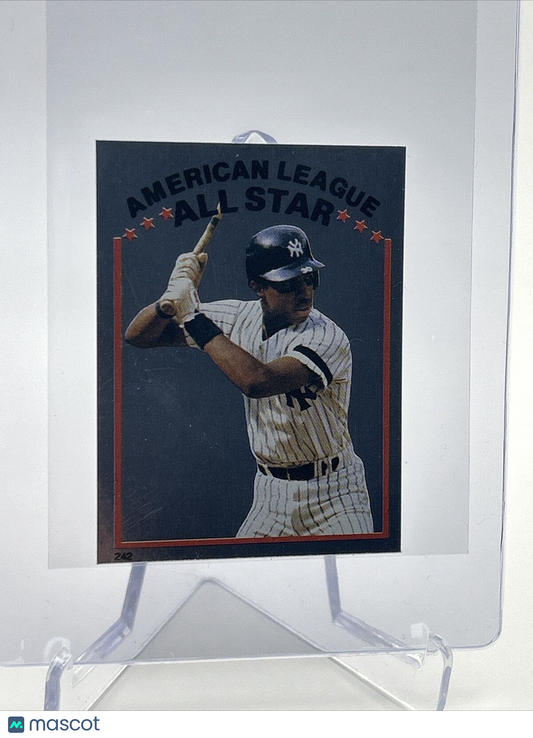 1981 Topps Stickers Willie Randolph FOIL Card #242 NM-Mint FREE SHIPPING