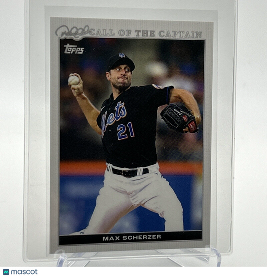 2022 Topps x Derek Jeter Max Scherzer Baseball Card #32 Mint FREE SHIPPING