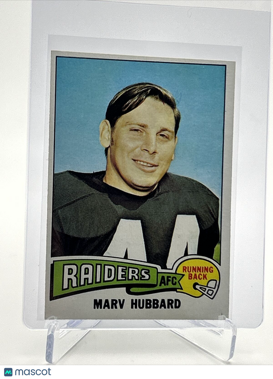 1975 Topps Marv Hubbard Football Card #305 NM Quality FREE SHIPPING