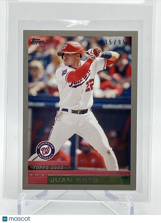 2021 Topps Transcendent Juan Soto Baseball Card #2000-JS 35/95 2000 Topps