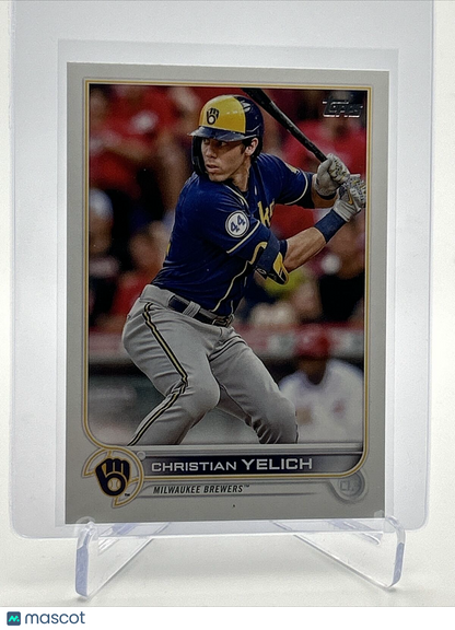 2022 Topps Christian Yelich Baseball Card #288 Mint FREE SHIPPING