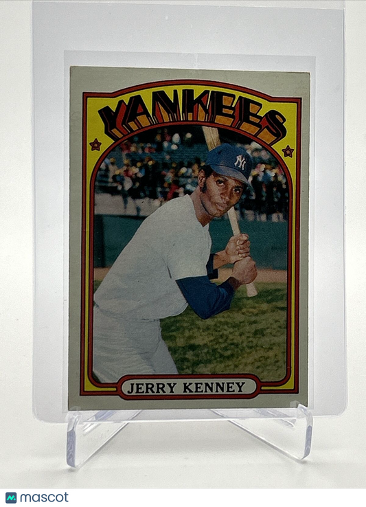 1972 Topps Jerry Kenney Baseball Card #158 VG Quality FREE SHIPPING