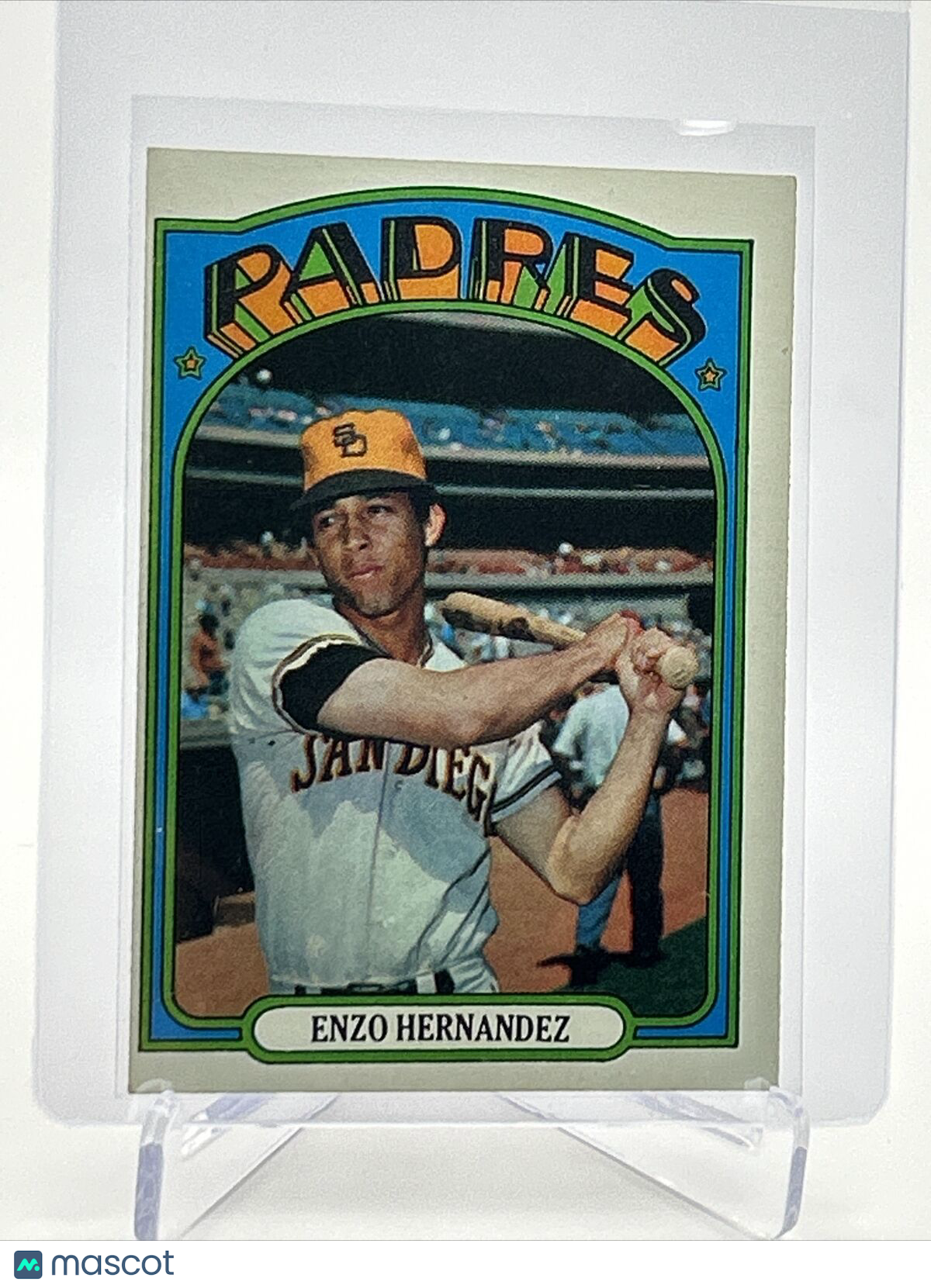 1972 Topps Enzo Hernandez Baseball Card #7 VG-EX Quality FREE SHIPPING