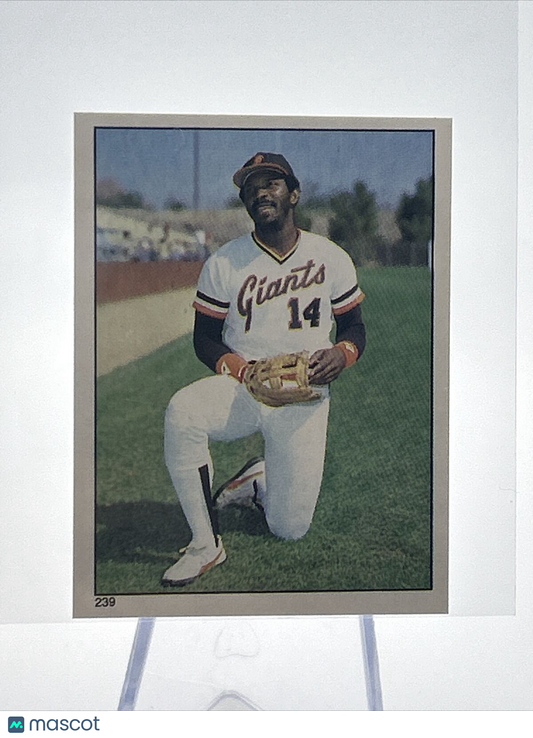 1981 Topps Stickers Vida Blue Baseball Card #239 NM-Mint FREE SHIPPING