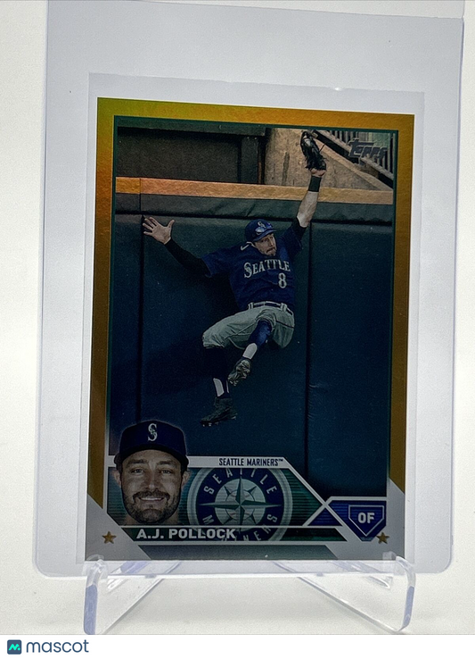 2023 Topps GOLD FOIL A.J. Pollock Baseball Card #454 FREE SHIPPING