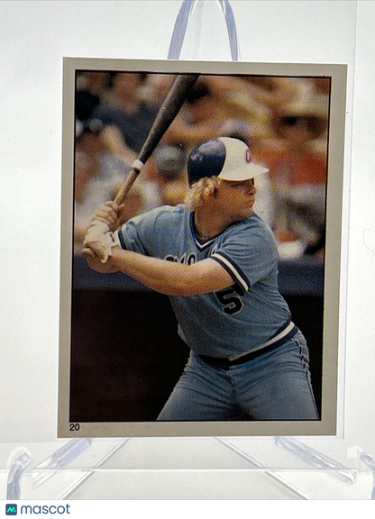 1981 Topps Stickers Bob Horner Baseball Card #20 NM-Mint FREE SHIPPING