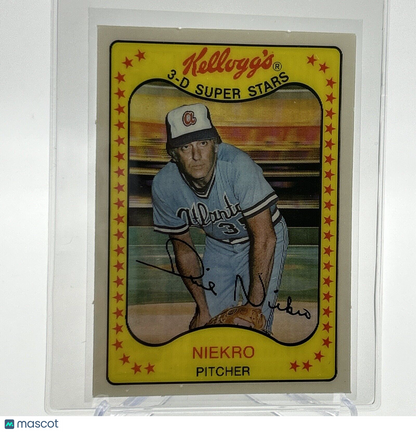 1981 Kellogg's Phil Niekro Baseball Card #12 NM-Mint FREE SHIPPING