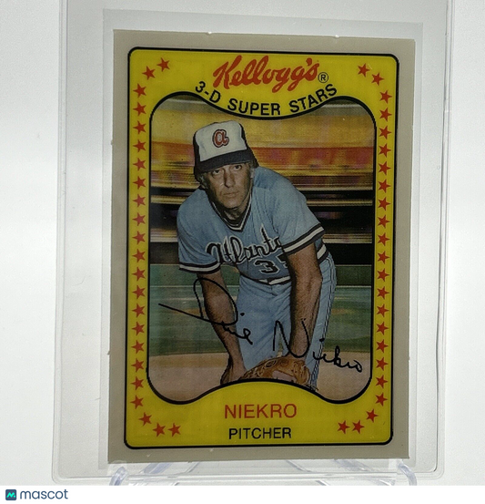 1981 Kellogg's Phil Niekro Baseball Card #12 NM-Mint FREE SHIPPING