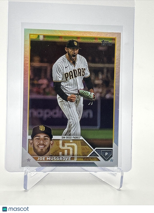 2023 Topps RAINBOW FOIL Joe Musgrove Baseball Card #496 FREE SHIPPING