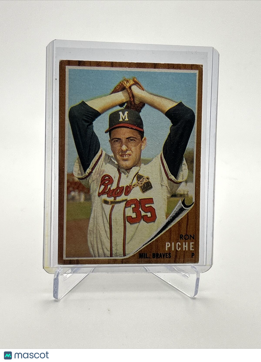 1962 Topps Ron Piche Baseball Card #582 VG Quality FREE SHIPPING