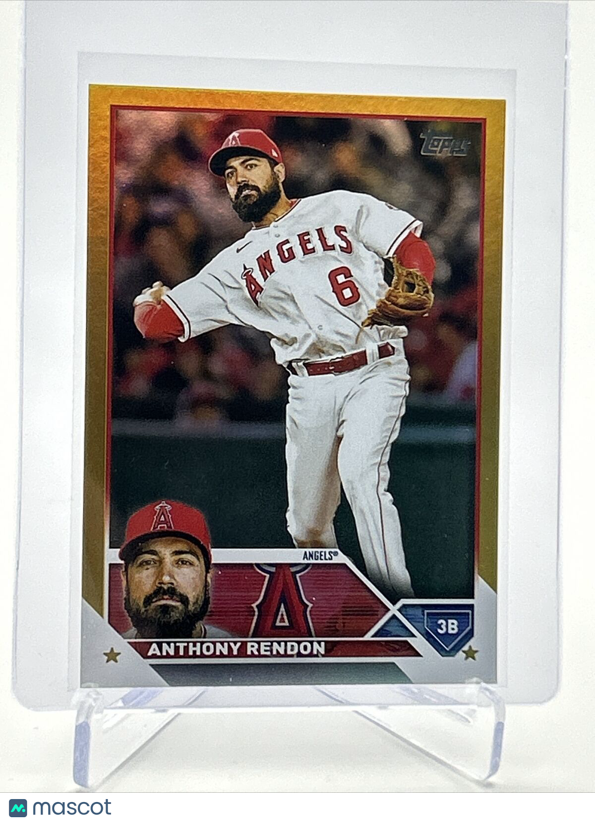 2023 Topps GOLD FOIL Anthony Rendon Baseball Card #640 FREE SHIPPING
